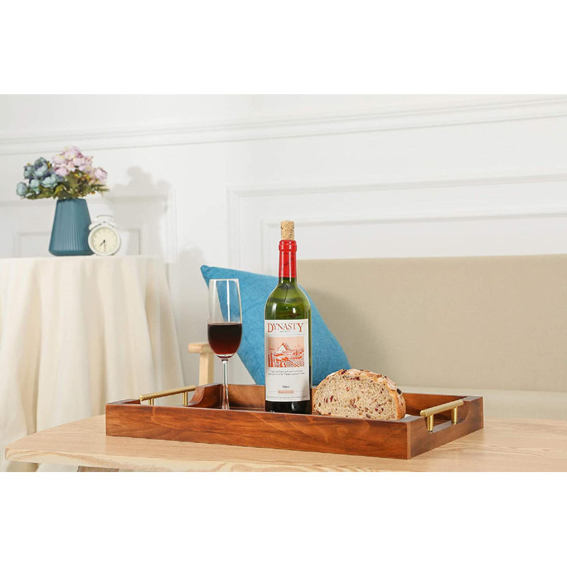 Foundry Select Trays Extra Large Serving Tray For Ottoman Trays For